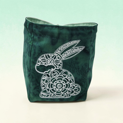 Bunny Rabbit dice bag