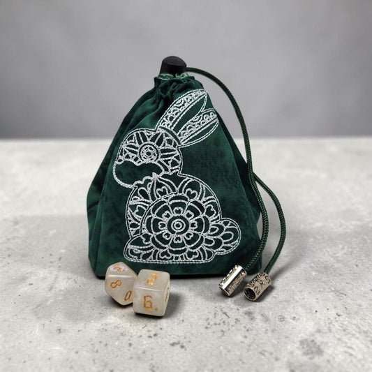 Bunny Rabbit dice bag