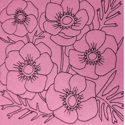 Anemone flower dice tray, large