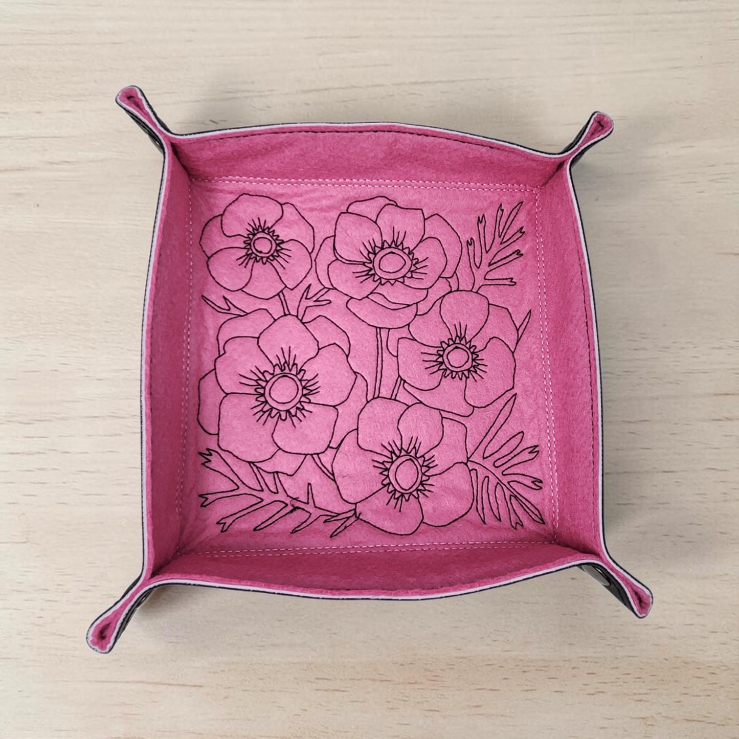 Anemone flower dice tray, large