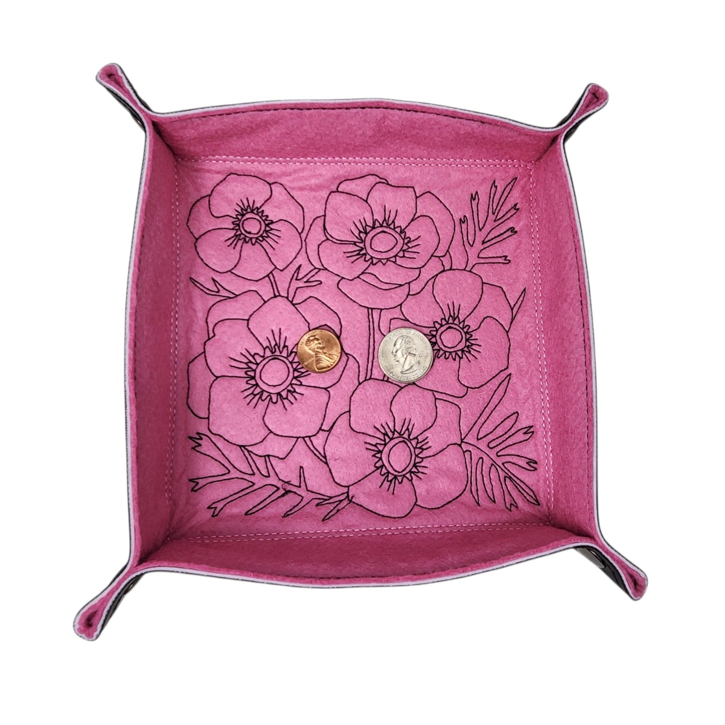 Anemone flower dice tray, large
