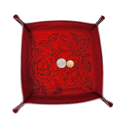 Rose flower dice tray, large