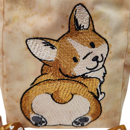 Corgi dog dice bag