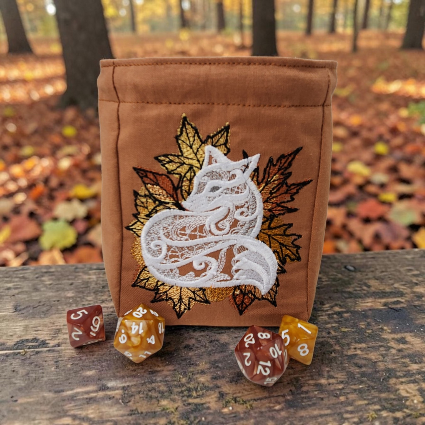 Fox vixen dice bag