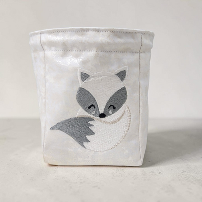 Cute Snow Fox dice bag