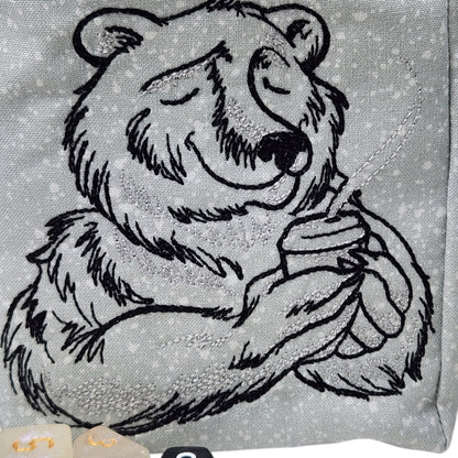 Bear and latte/ extra large
