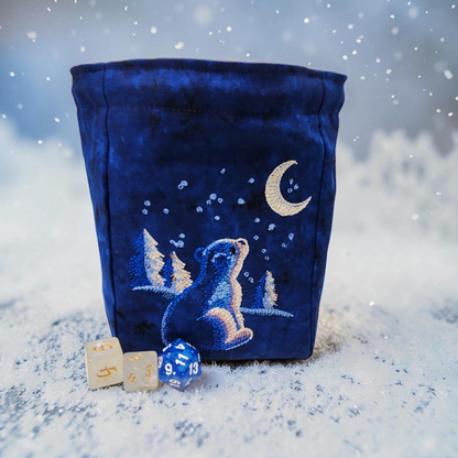 Young Polar Bear Dice Bag