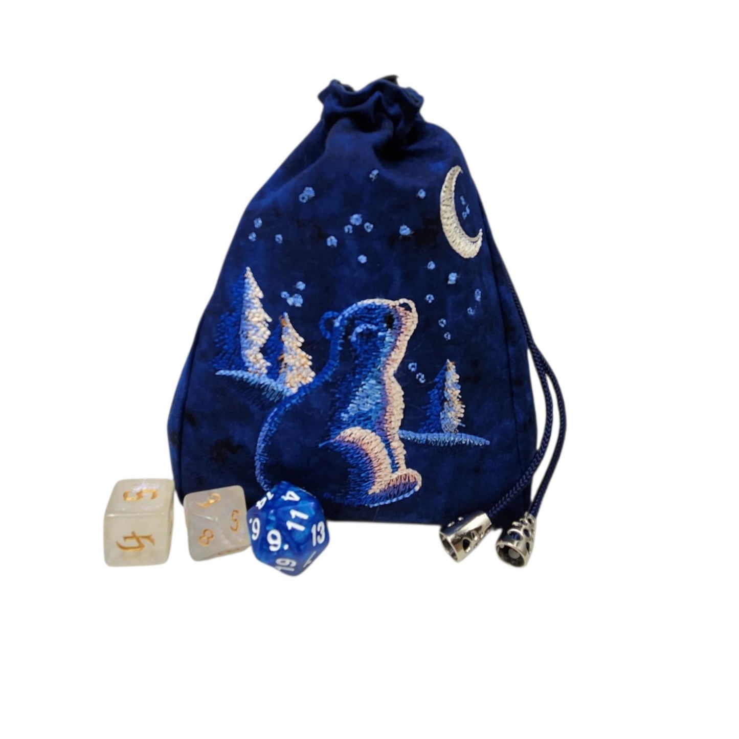 Young Polar Bear Dice Bag