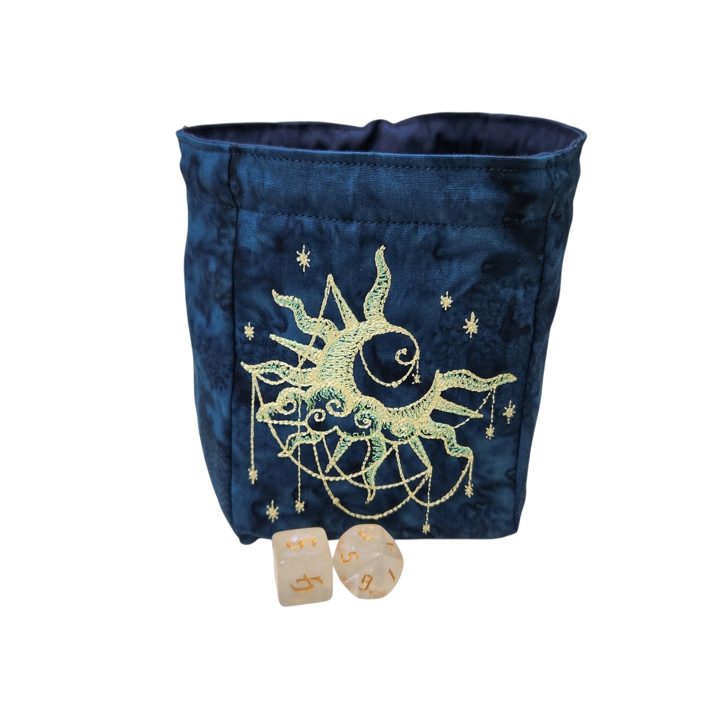 Dice Bag with Dreamscape Eclipse night sky