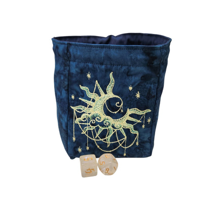 Dice Bag with Dreamscape Eclipse night sky