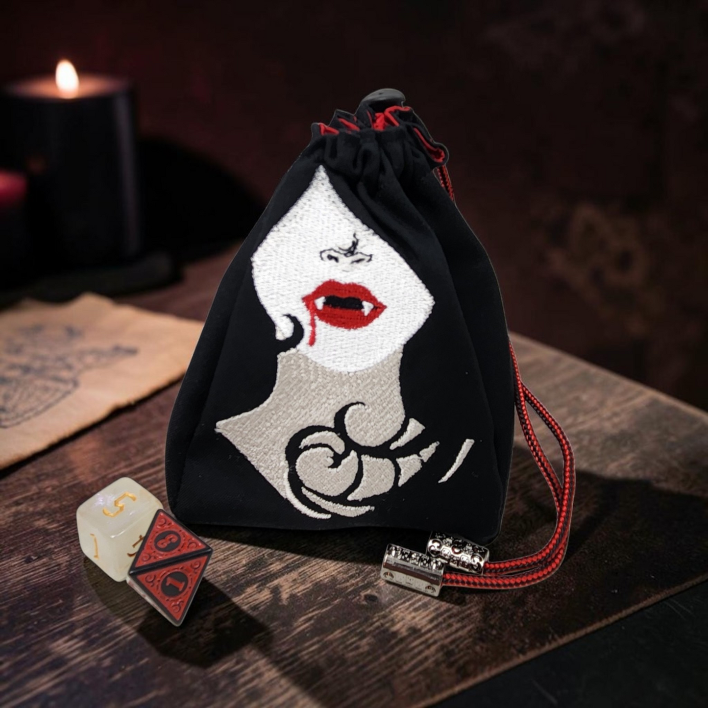 Vampire dice bag