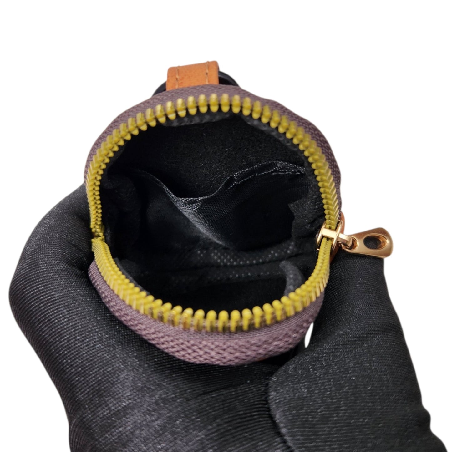 Leather keychain dice pouch, TTRPG