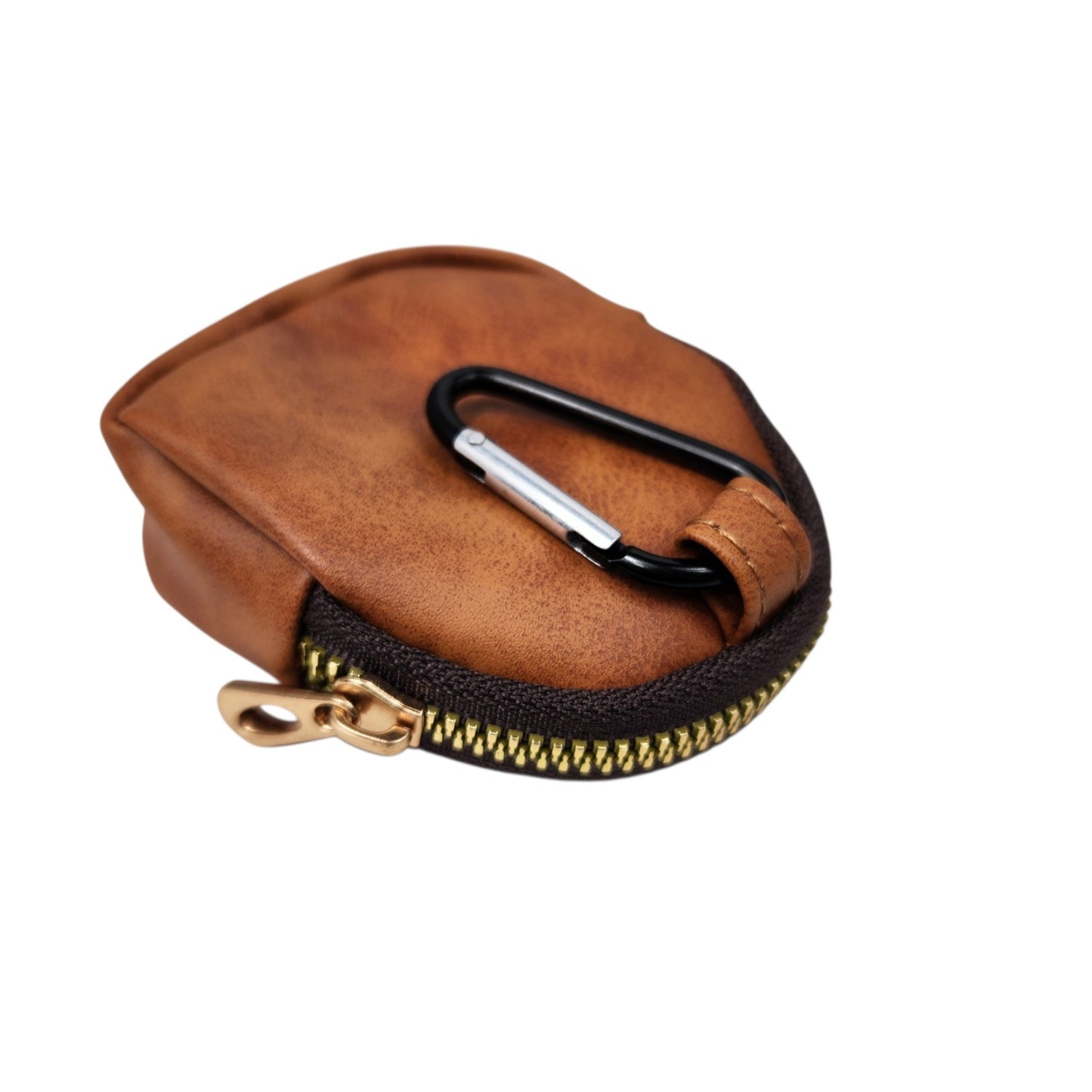 Leather keychain dice pouch, TTRPG