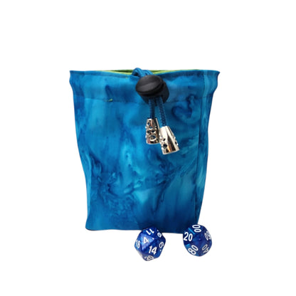 Blue Tree Frog Dice Bag