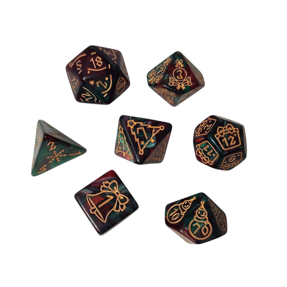 Christmas/holiday dice set
