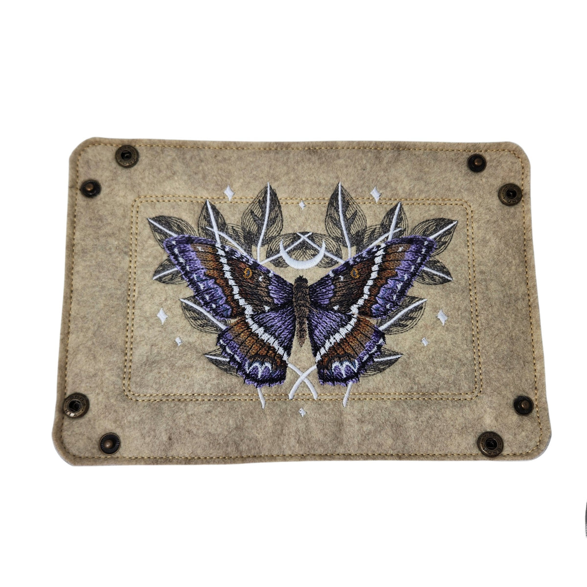 Magical moth rectangle dice tray