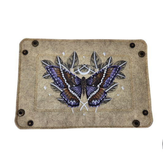 Magical moth rectangle dice tray
