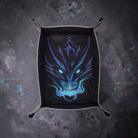 Emerging dragon dice tray, rectangle