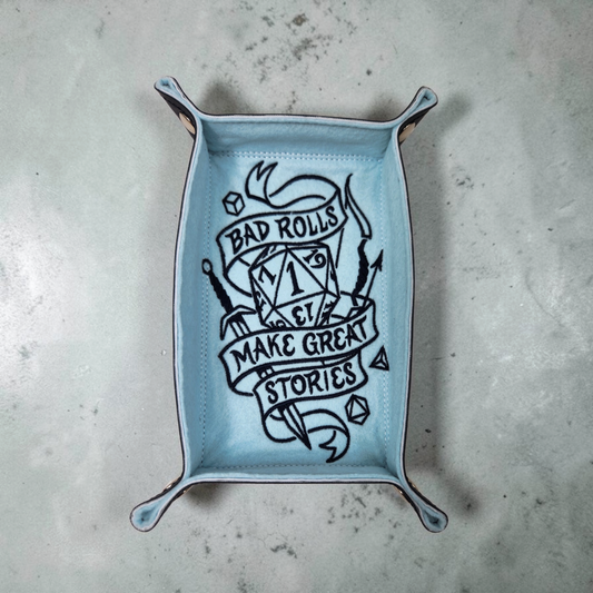 Bad roll dice tray, rectangle