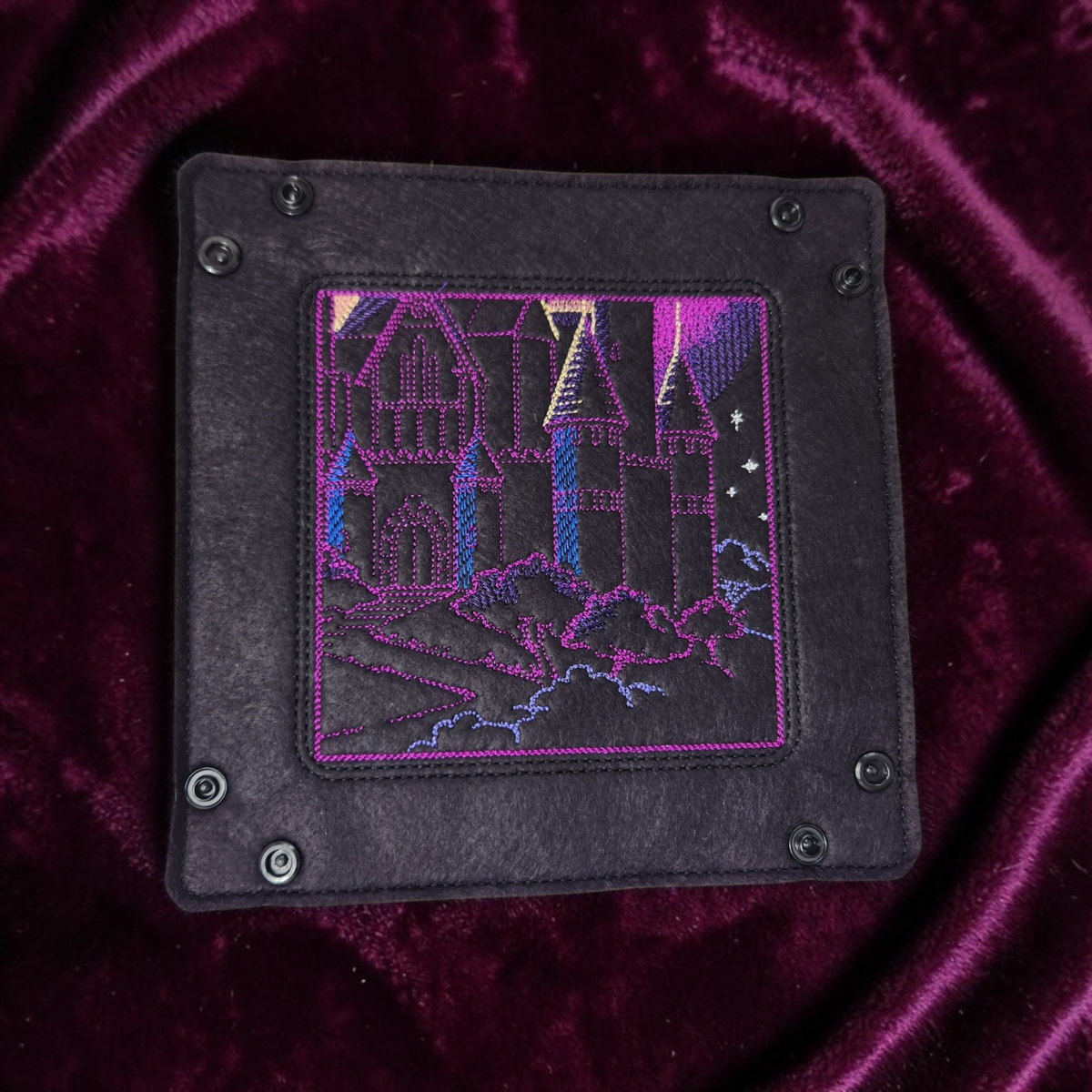Fantasy castle dice tray