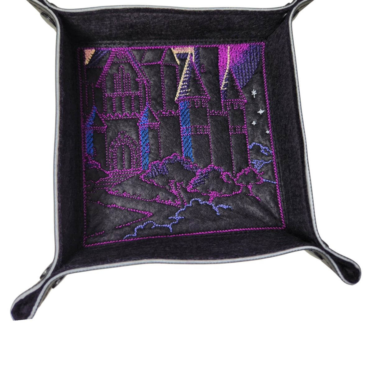 Fantasy castle dice tray