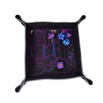 Fantasy castle dice tray