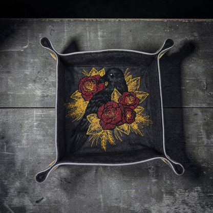 Raven and Rose dice tray