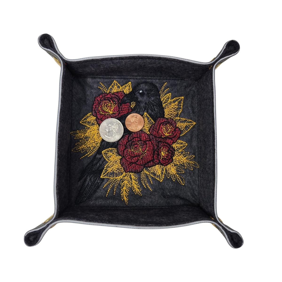 Raven and Rose dice tray