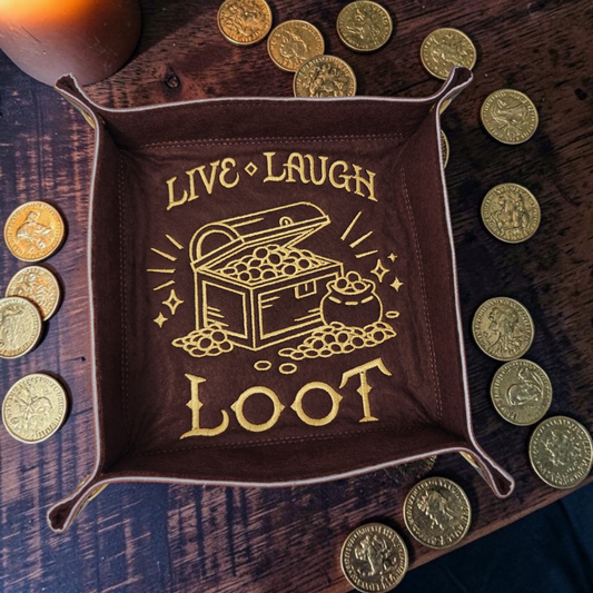 Loot dice tray