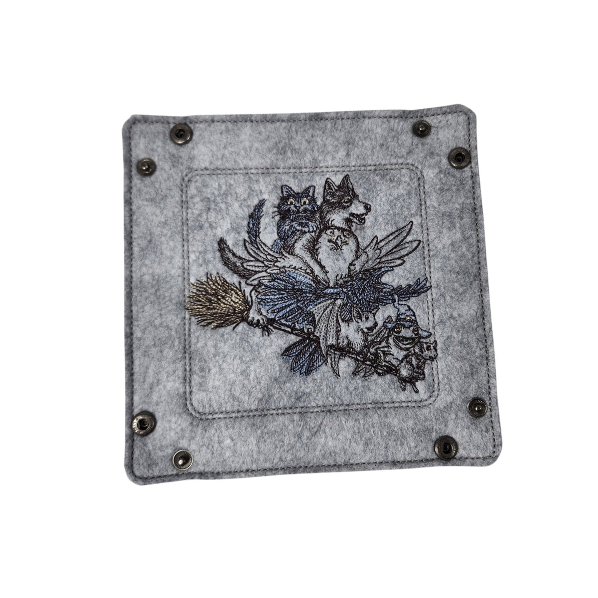Familiar animals dice tray, TTRPG
