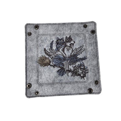 Familiar animals dice tray, TTRPG