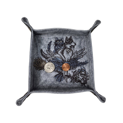 Familiar animals dice tray, TTRPG
