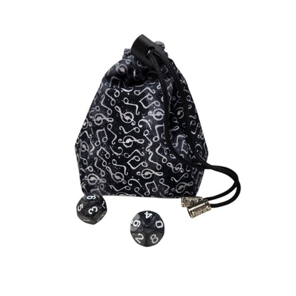Treble Clef Dragon Dice Bag