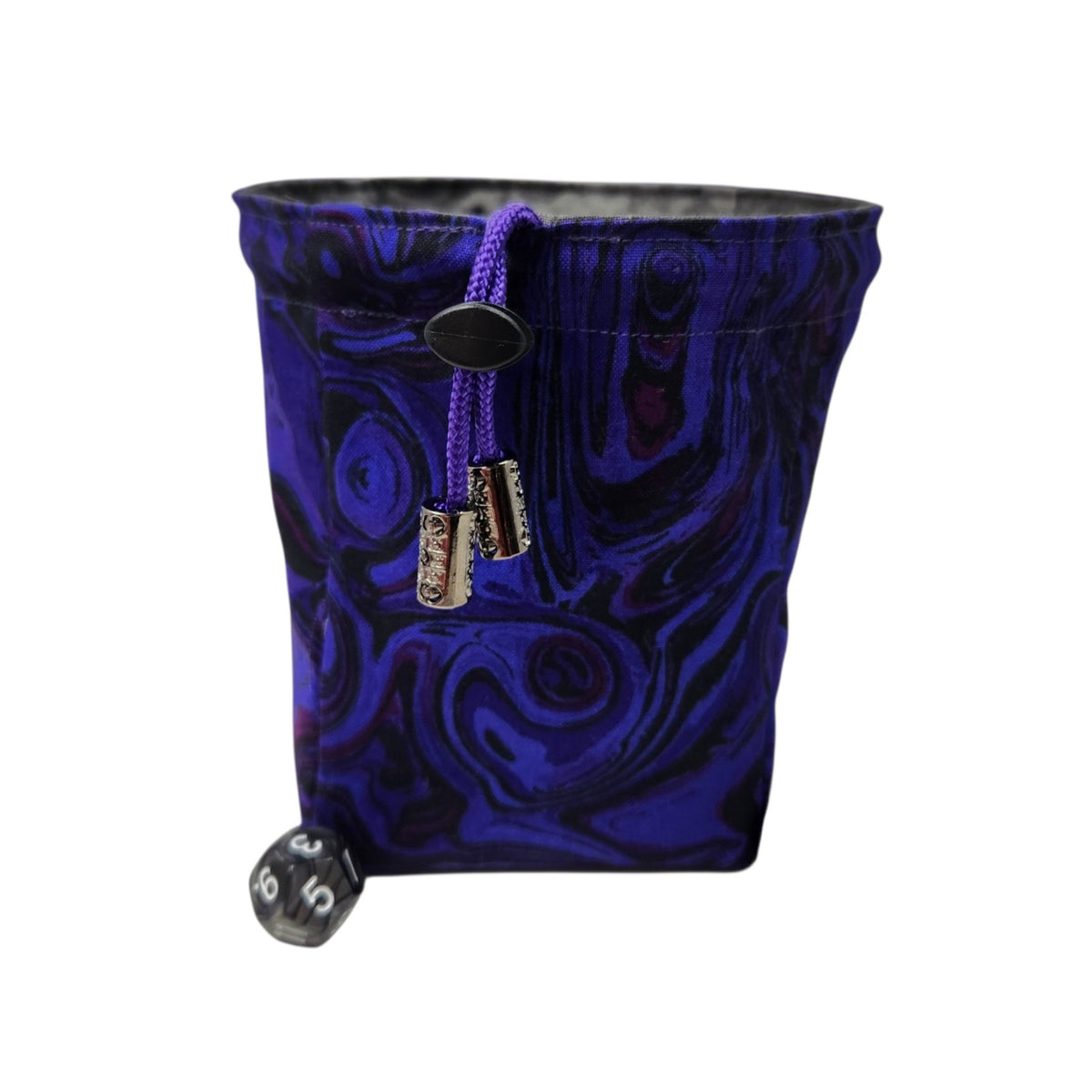 Rose and Spider dice bag