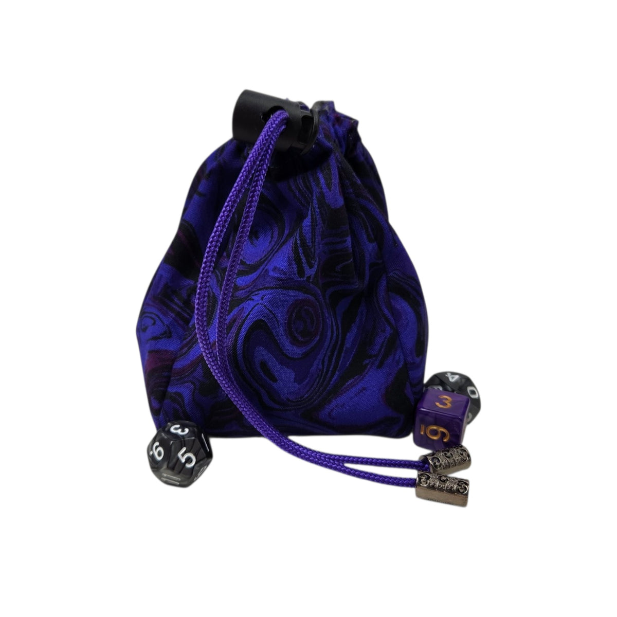 Rose and Spider dice bag