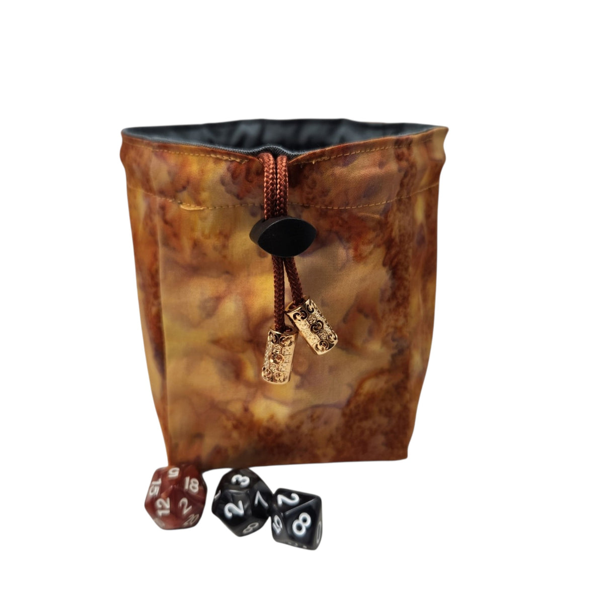 Clinging squirrel dice bag