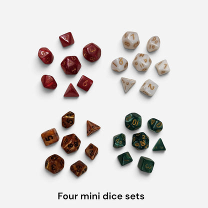 Mini dice Christmas set, gift set