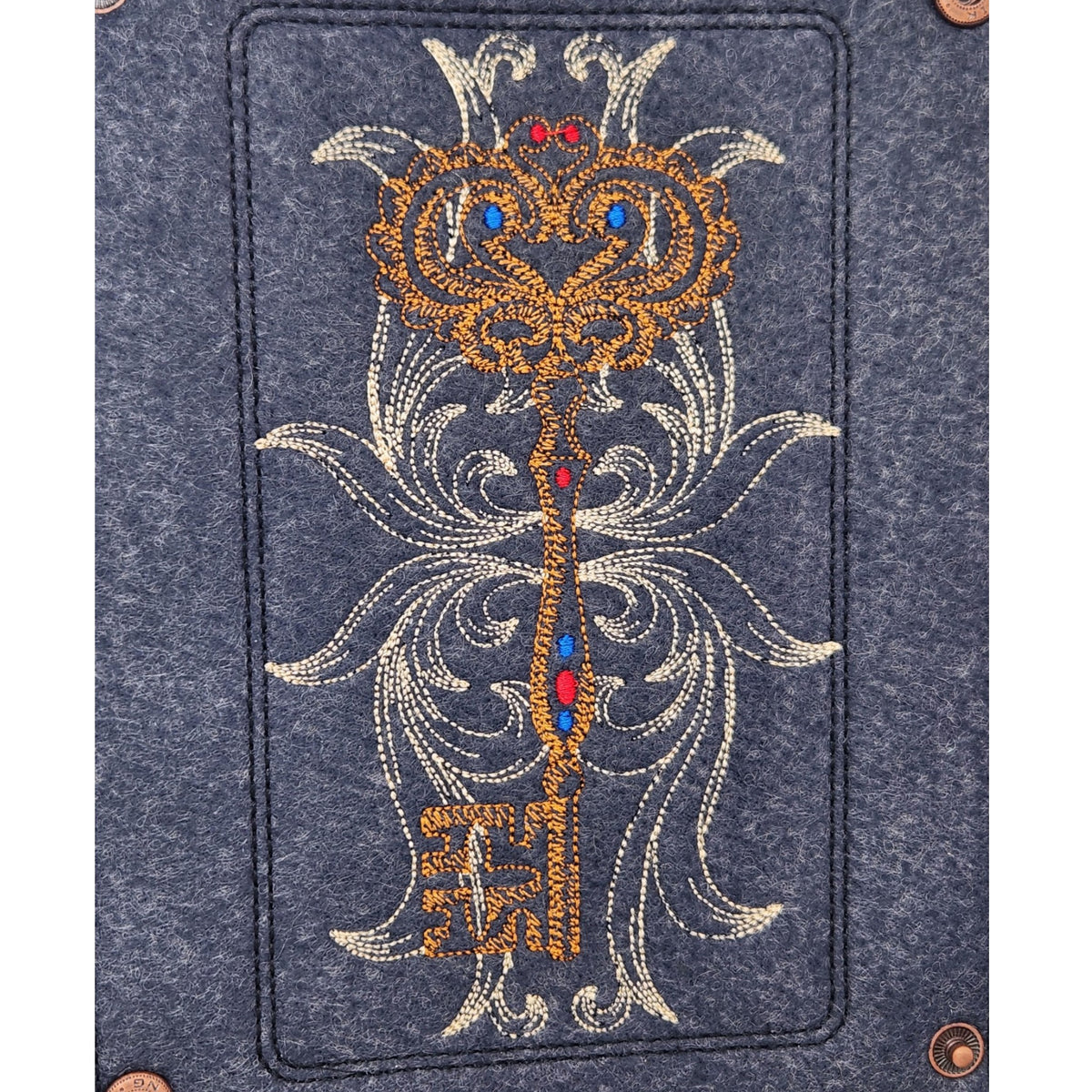 Treasure key dice tray, rectangle