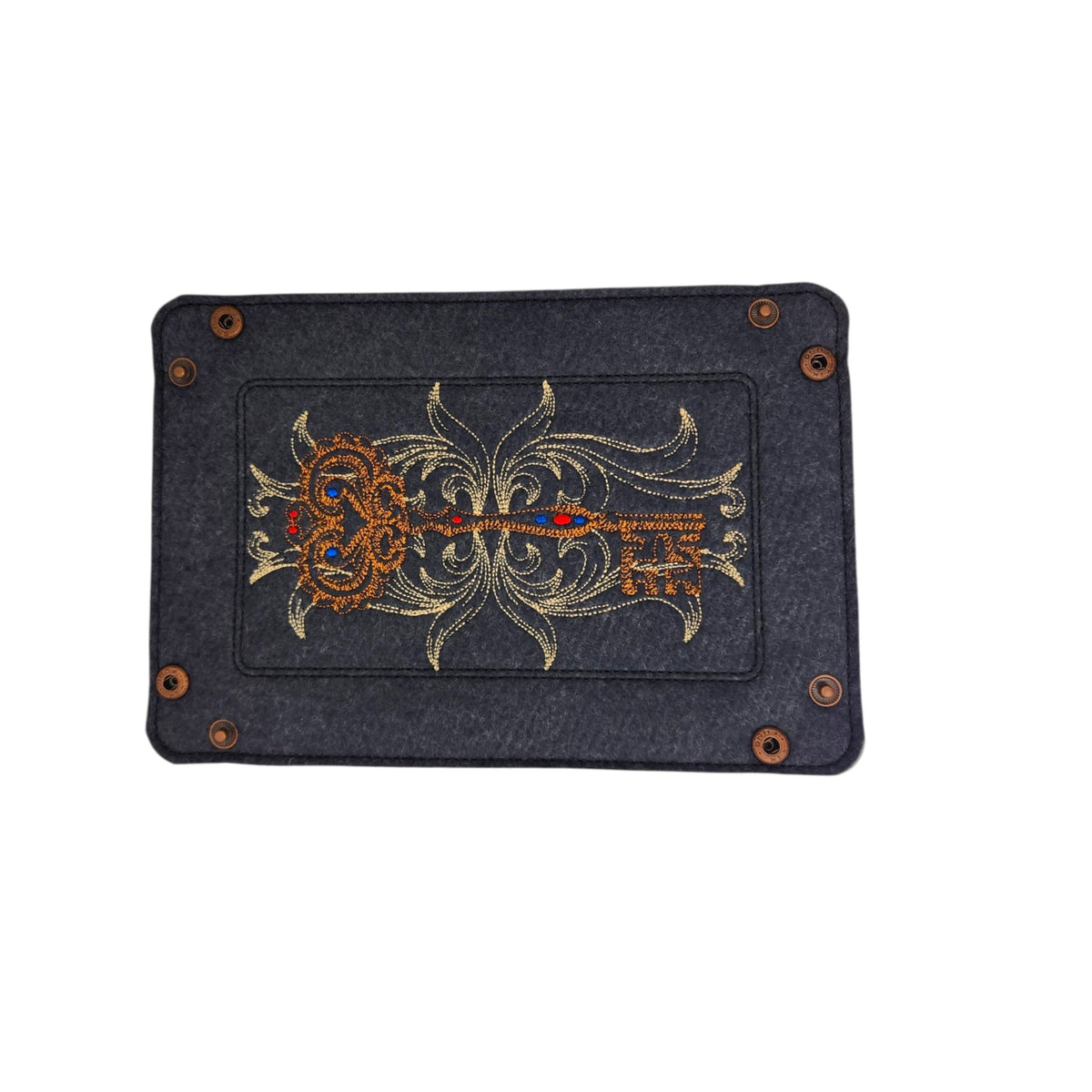 Treasure key dice tray, rectangle