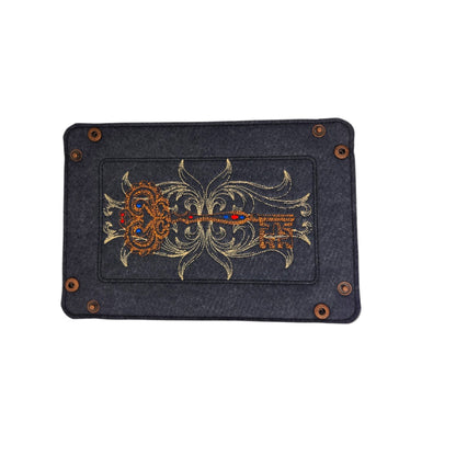 Treasure key dice tray, rectangle