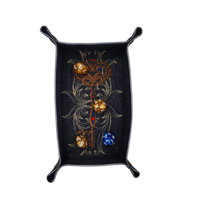 Treasure key dice tray, rectangle