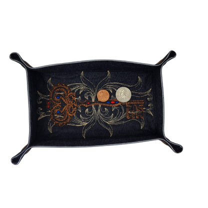 Treasure key dice tray, rectangle