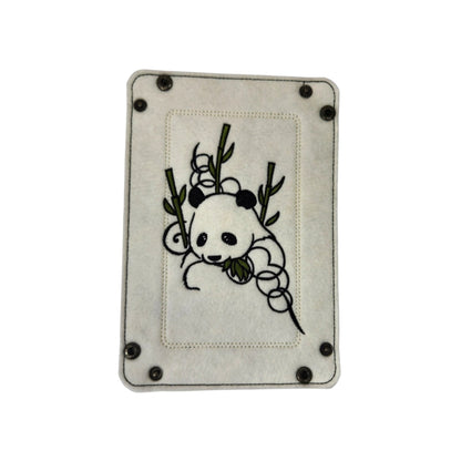 Panda bear dice tray, rectangle