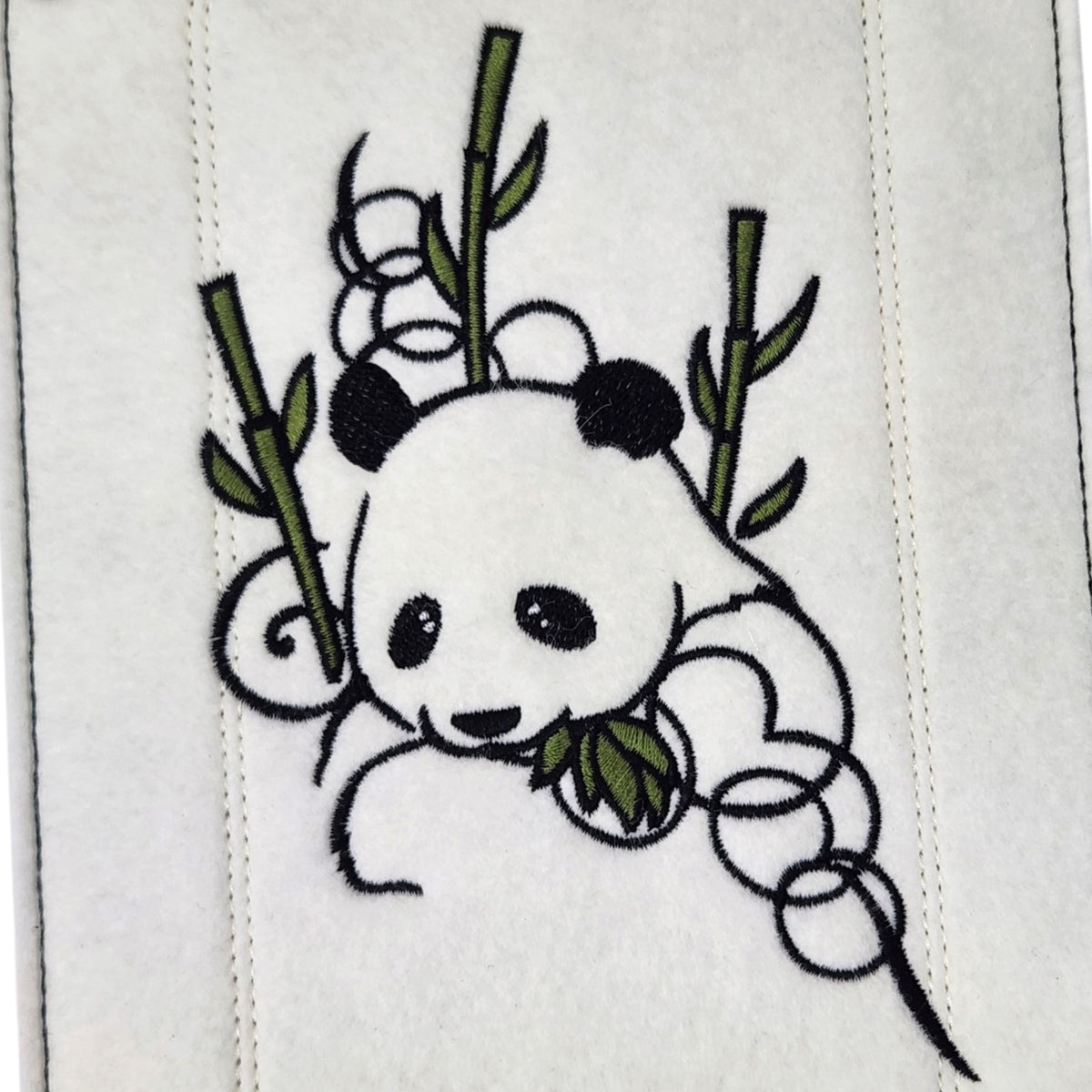 Panda bear dice tray, rectangle