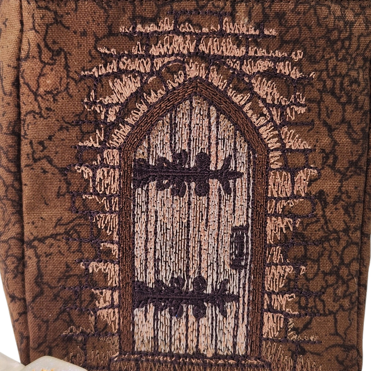 Dice bag, dungeon door