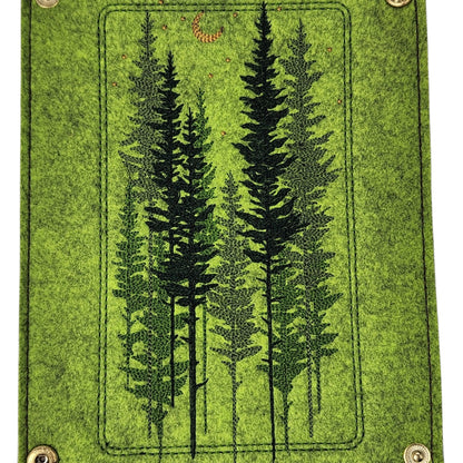 Pine forest dice tray, rectangle