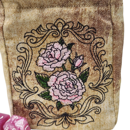 Rose dice bag