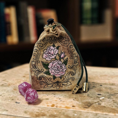 Rose dice bag
