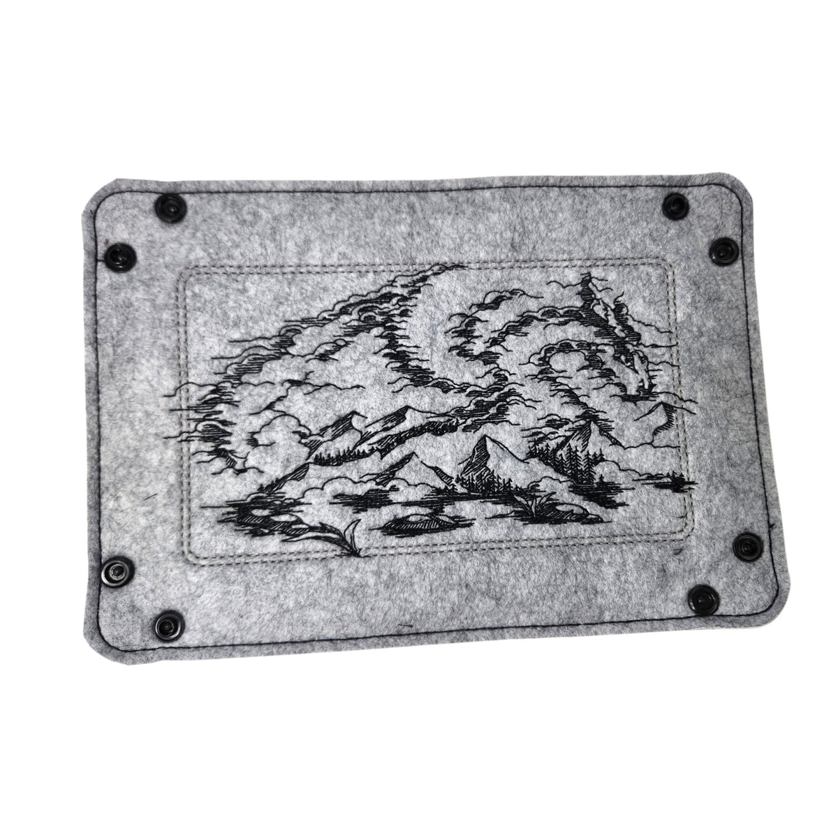 Mountain dragon dice tray, rectangle
