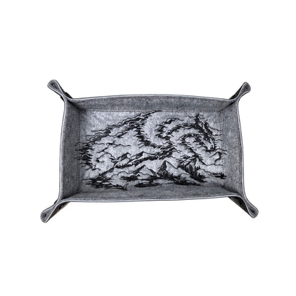 Mountain dragon dice tray, rectangle